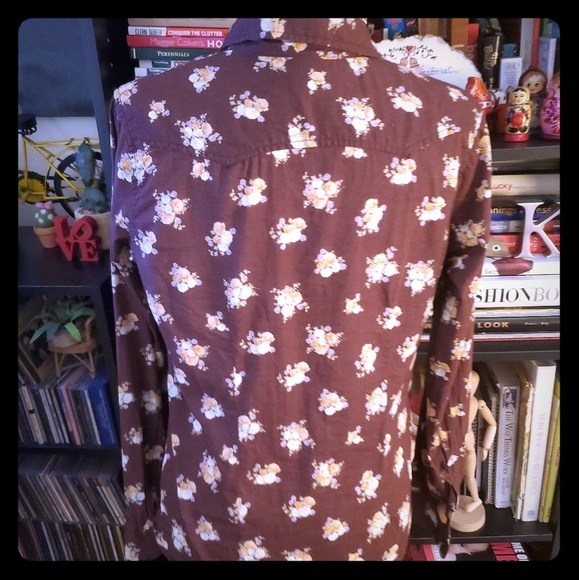 Mossimo Floral Western Shirt - Picture 3 of 5